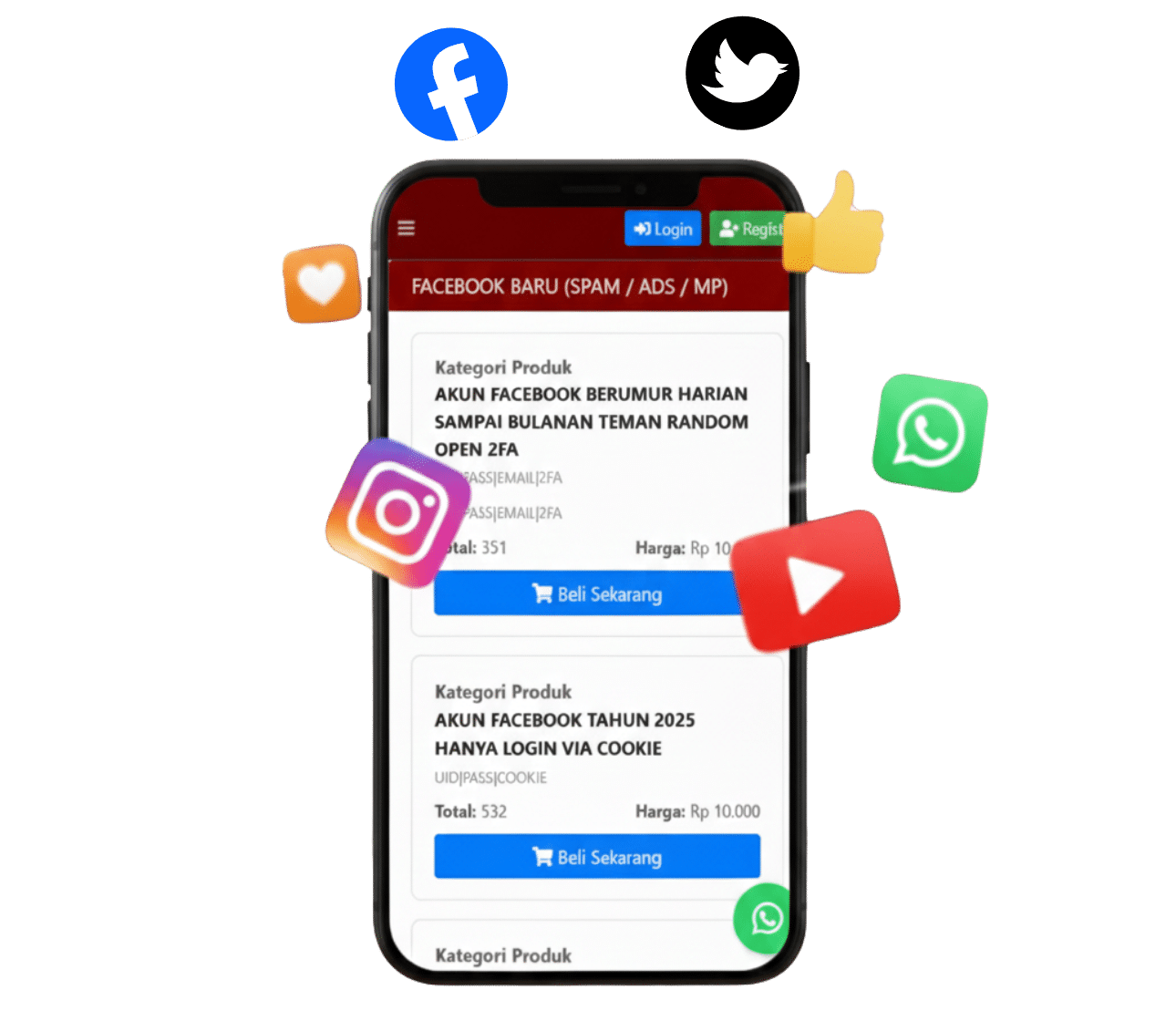 Jual Akun Media Sosial Terpercaya & Siap Pakai untuk Bisnis